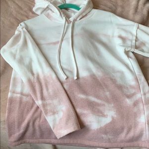 isela sport sweatshirt white/pink